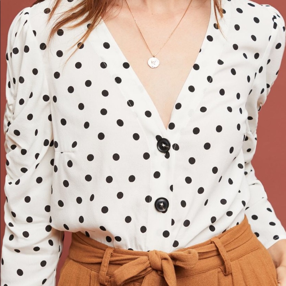 Mauve Jourdain blouse.  Anthropologie.